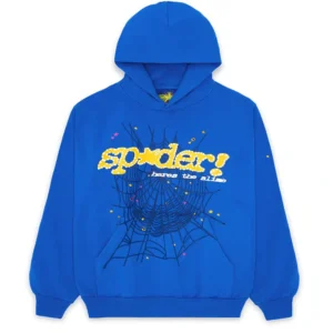 Sp5der TC Hoodie Blue