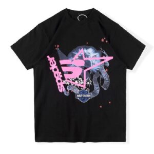Harley Davidson Black Sp5der T-Shirt